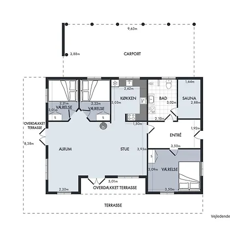 Holiday home Amazing In With 3 Bedrooms, Sauna And Wifi *